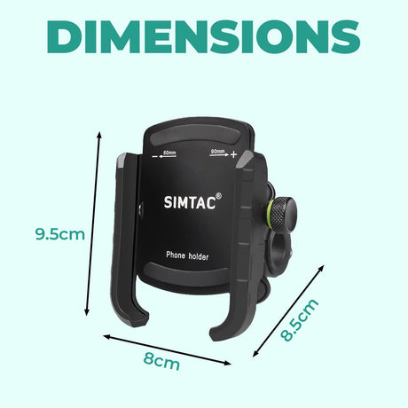 Simtac MH01-PRO Super Grip motorcycle mobile holder with vibration damper