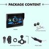 SIMTAC M2 Motorcycle GPS Navigation Display with Wireless Apple CarPlay Android Auto Bluetooth and IP67 Waterproof Touchscreen