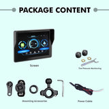 SIMTAC M2 Motorcycle GPS Navigation Display with Wireless Apple CarPlay Android Auto Bluetooth and IP67 Waterproof Touchscreen