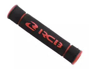 RCB LG55 rubber brake and clutch lever grip covers 01LG001 in Red 01LG001R, Blue 01LG001A and Grey 01LG001J for compatible motorcycle levers.