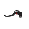 RCB E2 alloy levers with stopper for Yamaha Aerox 155 V2 in Black, Silver and Titanium