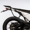 Auto Engina Saddle Stay and Top Rack Combo for 2026 KTM 390 Enduro R with Gloss Black powder-coated soft luggage carrier system