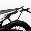 Auto Engina Saddle Stay and Grab Bar for 2026 KTM 390 Enduro R in Gloss Black with soft luggage and saddle bag support