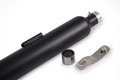 Powerage Black Short Slip-On Exhaust for Royal Enfield 350 500 Stainless Steel Performance Exhaust