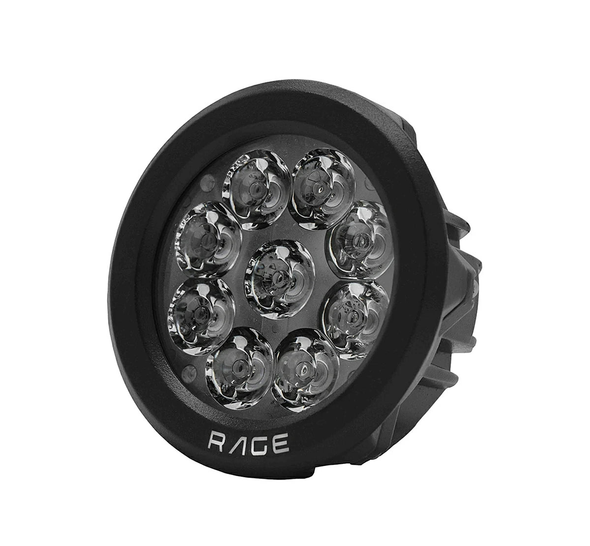 Maddog Rage Auxiliary LED Lights 11600 Lumens for Motorcycle with 380m Beam and IP67 Waterproof Design