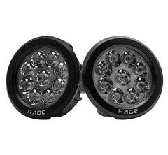 Maddog Rage Auxiliary LED Lights 11600 Lumens for Motorcycle with 380m Beam and IP67 Waterproof Design