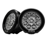 Maddog Rage Auxiliary LED Lights 11600 Lumens for Motorcycle with 380m Beam and IP67 Waterproof Design