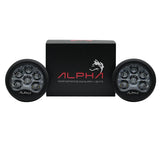Maddog Alpha Auxiliary LED Lights 9600 Lumens for Motorcycle with 300m Beam and IP67 Waterproof Design