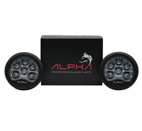 Maddog Alpha Auxiliary LED Lights 9600 Lumens for Motorcycle with 300m Beam and IP67 Waterproof Design