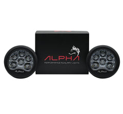 Maddog Alpha Auxiliary LED Lights 9600 Lumens for Motorcycle with 300m Beam and IP67 Waterproof Design