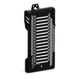 Auto Engina black aluminium and mild steel radiator guard for Triumph Scrambler 400X motorcycle