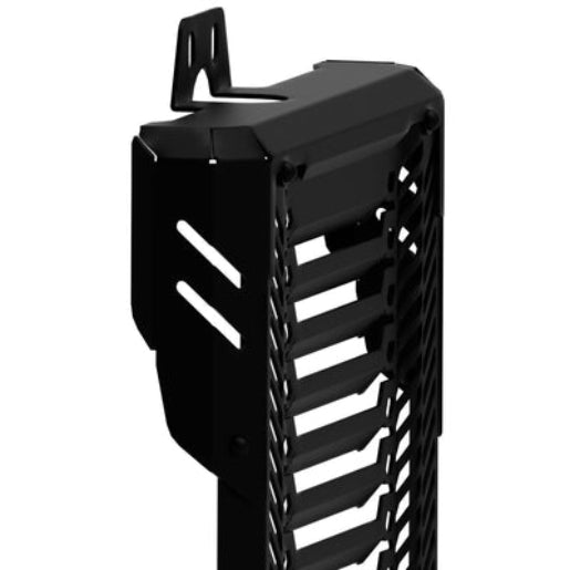 Auto Engina black aluminium and mild steel radiator guard for Triumph Scrambler 400X motorcycle