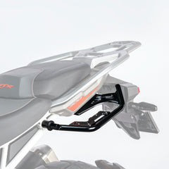 Auto Engina Saddle Stays for TVS Apache RTX 300 | Soft Luggage Support with Optional Luggage Strap Mount