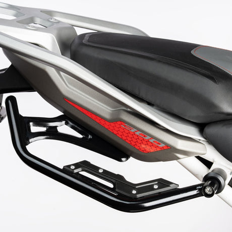 Auto Engina Saddle Stays for TVS Apache RTX 300 | Soft Luggage Support with Optional Luggage Strap Mount