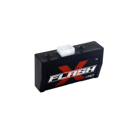 Race Dynamics Flash X hazard module for Yamaha Aerox 155 with 60 blink patterns and plug and play installation