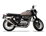 Silver Stallion Redline 2x1 full system exhaust for Royal Enfield Interceptor 650 GT 650 Bear 650 silver black matte brushed