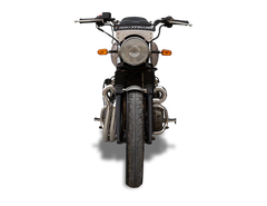 Silver Stallion Redline 2x1 full system exhaust for Royal Enfield Interceptor 650 GT 650 Bear 650 silver black matte brushed