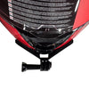 LS2 Storm 1 helmet chin mount installed for GoPro POV riding footage