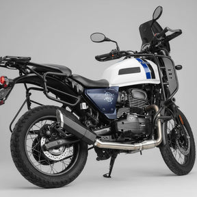 Barrel Rogue 2.0 exhaust Yezdi Adventure with link pipe performance slip on exhaust India