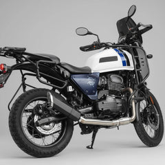 Barrel Rogue 2.0 exhaust Yezdi Adventure with link pipe performance slip on exhaust India