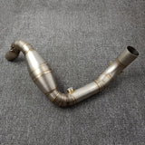 Barrel Rogue 2.0 exhaust for TVS Apache RR 310 BS4 BS6 with subheader pipe black and steel performance exhaust