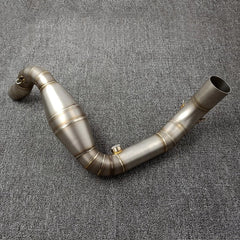 Barrel Rogue 2.0 exhaust for TVS Apache RR 310 BS4 BS6 with subheader pipe black and steel performance exhaust