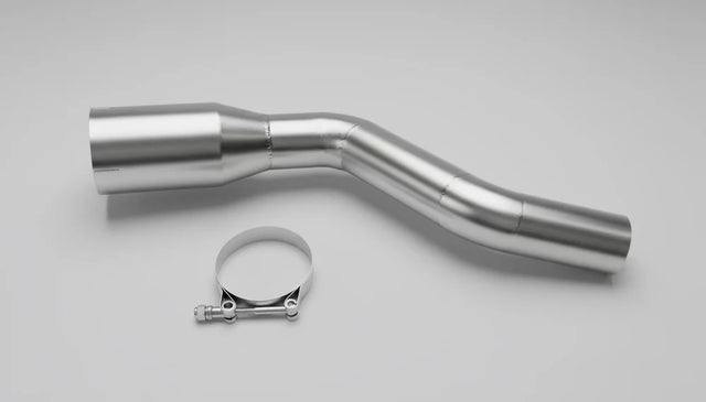 KTM Gen 3 stainless steel performance mid pipe for 2024 2025 KTM Duke and Adventure motorcycles