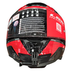 LS2 Storm 1 helmet chin mount installed for GoPro POV riding footage