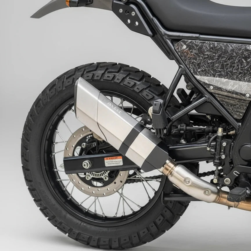 Barrel Rogue 2.0 Slip-On Exhaust for Royal Enfield Himalayan 304 Stainless Steel Performance Exhaust