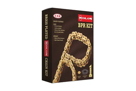 Rolon Brass Chain and Sprocket Kit for Suzuki Gixxer 250 and Gixxer SF 250 HPORC 388