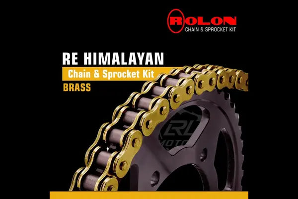 Royal Enfield Himalayan Rolon Brass Chain & Sprocket Kit