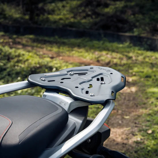 Legundary Custom Genesis Carrier Plate Black for TVS Apache RTX 300 Direct Fit OEM Carrier Luggage Platform