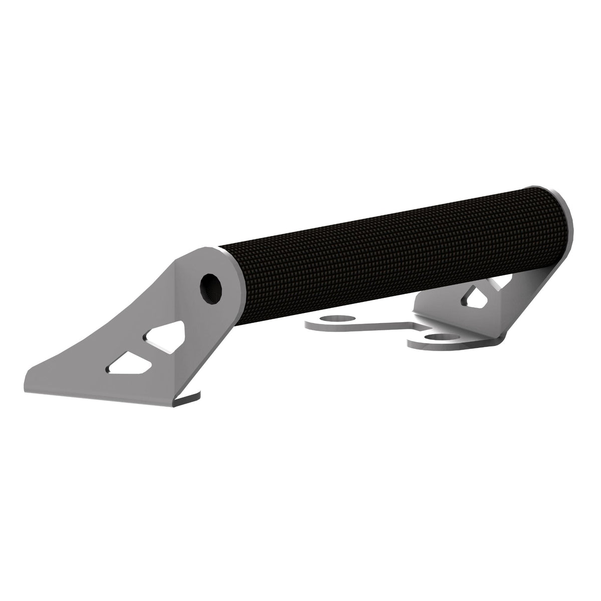 Auto Engina GPS Mount for Triumph Scrambler 400X in black with aluminium rod and stainless steel brackets