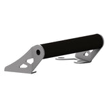 Auto Engina GPS Mount for Triumph Scrambler 400X in black with aluminium rod and stainless steel brackets