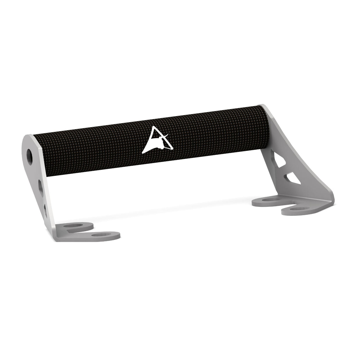 Auto Engina GPS Mount for Triumph Scrambler 400X in black with aluminium rod and stainless steel brackets