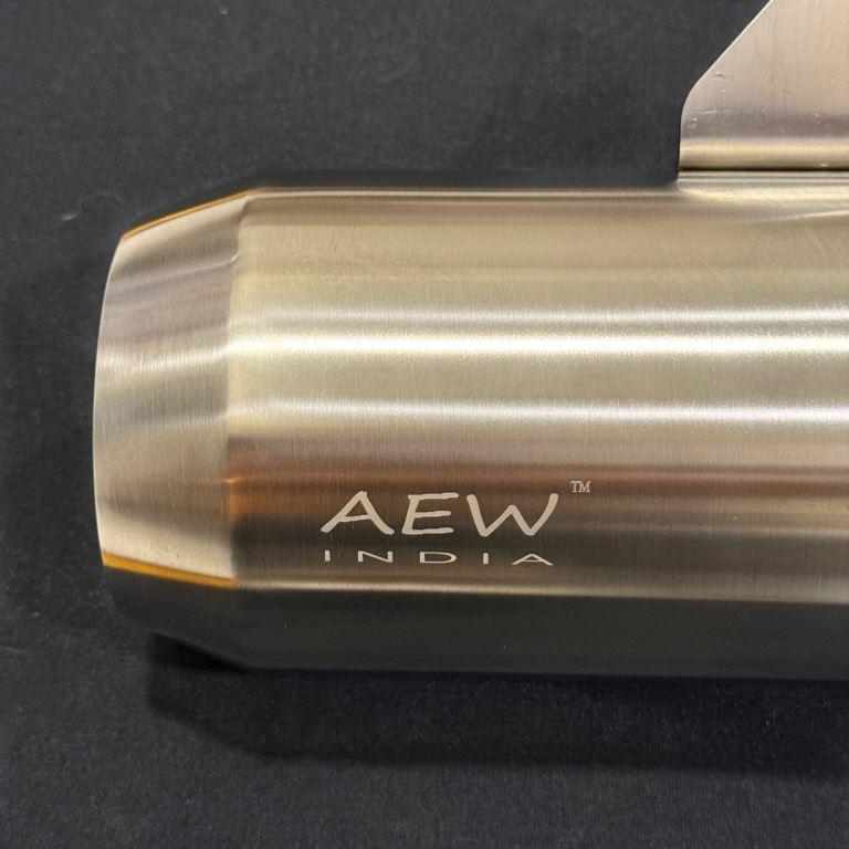 AEW EDGE slip-on exhaust Triumph Speed 400 Scrambler 400 X stainless steel 304 free flow performance silencer lightweight 2kg