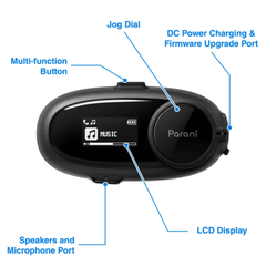 PARANI M10 Motorcycle Intercom- by SENA with 2 years warranty