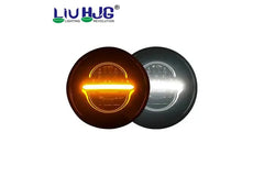 LIU HJG Minus Headlight LED 7inch 12V-80V, 110W original HJG( WITHOUT RING ) for royal enfield , mahindra thar , gypsy , harley davidson models ( 1 unit)