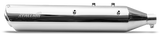 Silver Stallion performance exhaust for Royal Enfield Classic 650 available in silver matte black and brushed finish