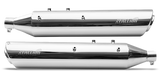Silver Stallion performance exhaust for Royal Enfield Classic 650 available in silver matte black and brushed finish