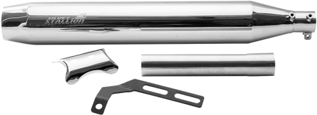 Silver Stallion Ranger performance exhaust for BSA Gold Star 650 silver black matte brushed