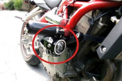 HJG Projector Angel Eyes LED Fog Light For Bike Universal For All Bike (Blue Angel Eyes, 1pc)