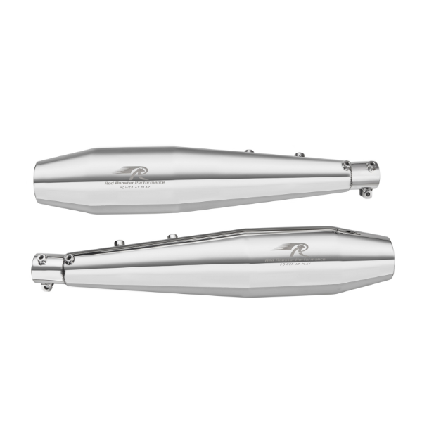 Red Rooster Stellar Matte Exhaust for Royal Enfield Interceptor 650 and Continental GT 650 performance upgrade