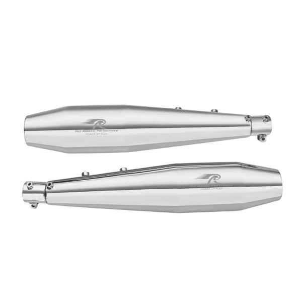 Red Rooster Stellar Polish Exhaust for Royal Enfield Interceptor 650 and Continental GT 650 performance upgrade