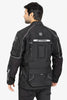 Lone Ranger Wayfarer Black Cordura Touring Motorcycle Riding Jacket with Level 2 Armor