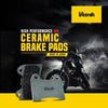 Ceramic brake pads compatible with Suzuki GSX-R1000 2011-2018