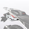 Auto Engina Mirage Silver Saddle Stay installed on TVS Apache RTX 300 for soft saddle bag and touring luggage support