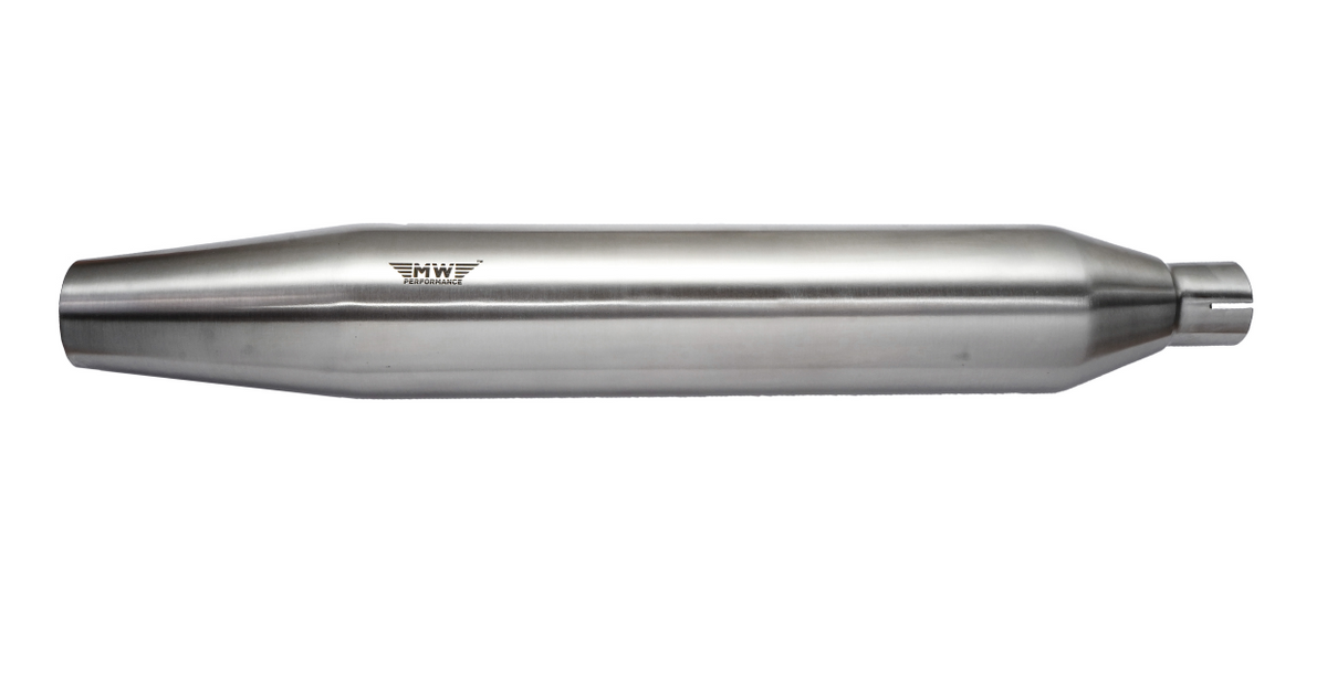 Type II - Cone Barrel - Steel Matt | Moto Wing Performance