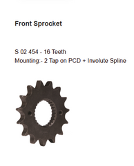 Brass Chain and Sprocket Kit BSORC CL272 for Royal Enfield Thunderbird 350 Classic 350 16T 38T 102 Links