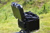 Auto Engina 42L Black Aluminium Top Box with inner bag and backrest for Royal Enfield Himalayan 450
